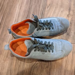 Sabelt Y2K blue suede sneakers 8/38